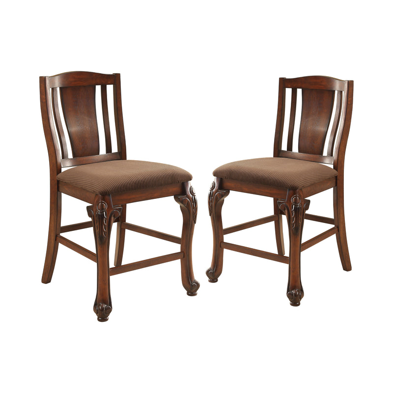 Hannah Traditional Padded Side Chairs (Set of 2)
