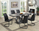 Monte Transitional Faux Leather Upholstered Side Chairs (Set of 2)