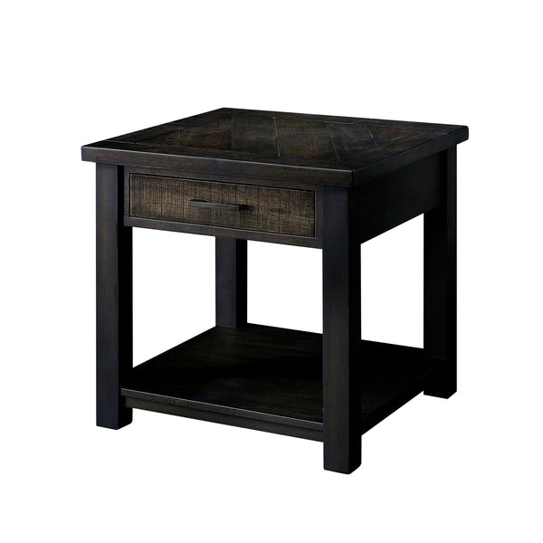 Venela Transitional 1-Drawer End Table