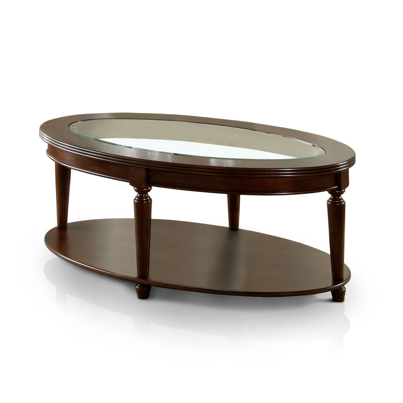 Canello Transitional Oval Coffee Table