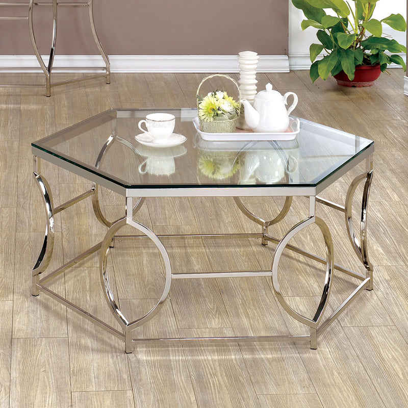 Firnley Contemporary Metal Coffee Table