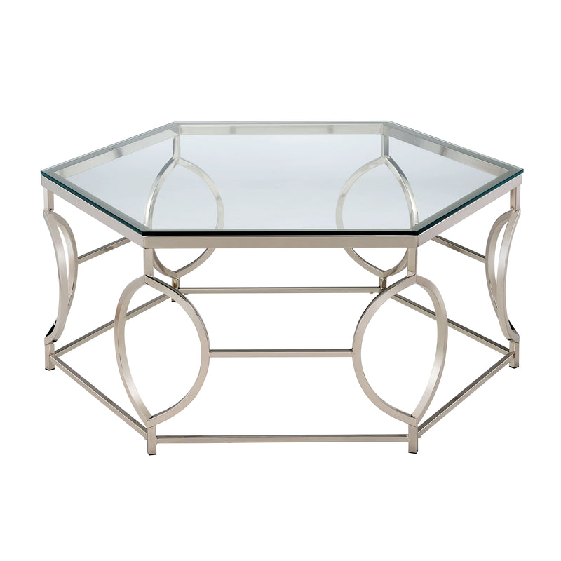 Firnley Contemporary Metal Coffee Table