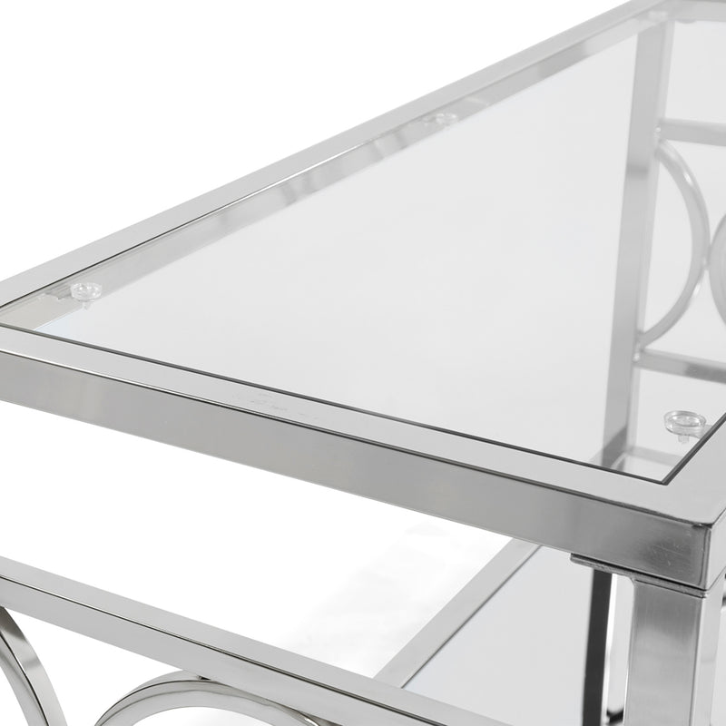 Garado Contemporary Metal Console Table