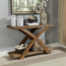 Habert Transitional Open Shelf Sofa Table