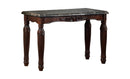 Myrna Traditional Faux Marble Top Sofa Table
