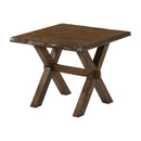 Bradden X-Cross Base End Table