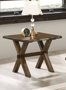 Bradden X-Cross Base End Table