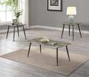 Teres 3-Piece Coffee Table Set in Gray
