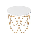 Zoom Geometric Base End Table
