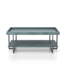 Humere Tray Top Coffee Table in Antique Blue