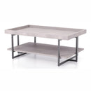 Humere Tray Top Coffee Table in Antique Gray