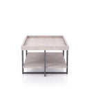 Humere Tray Top Coffee Table in Antique Gray