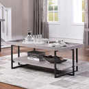 Humere Tray Top Coffee Table in Antique Gray
