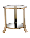 Storna Contemporary Open Shelf End Table