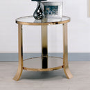 Storna Contemporary Open Shelf End Table