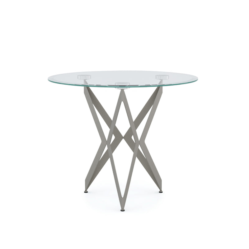 Staneri Glass Top End Table
