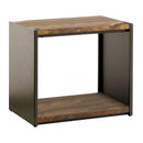 Desi Transitional Open Shelf End Table