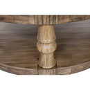 Cintra Rustic Wood Top Coffee Table in Antique Oak