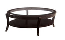 Dorite Contemporary Glass Top Coffee Table