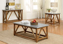 Lori Industrial Iron and Metal Nailhead Trim Sofa Table