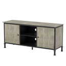 Ronda 6-Shelf 60-inch TV Stand in Gray
