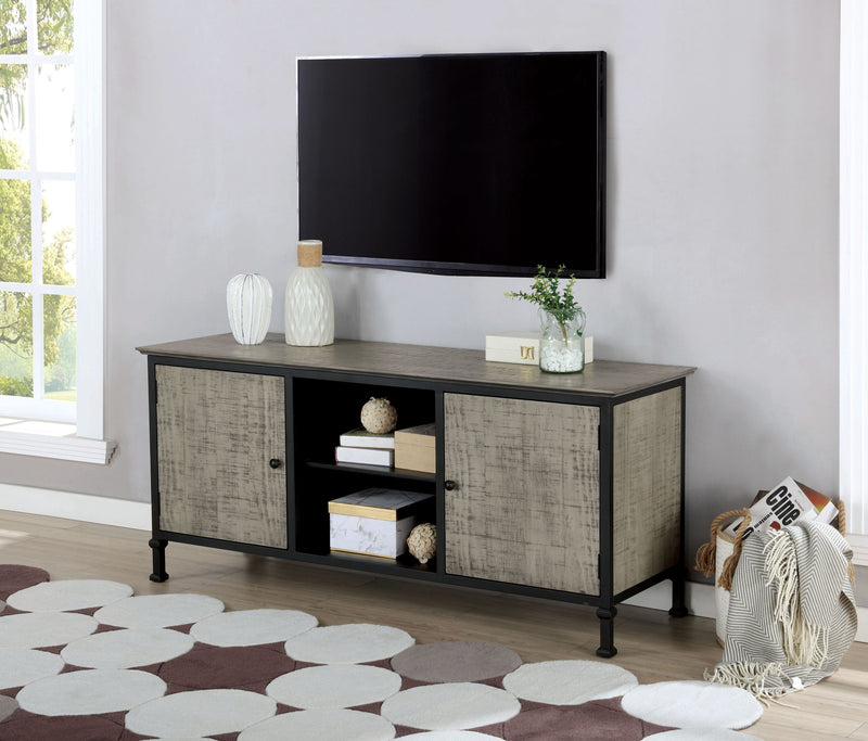 Ronda 6-Shelf 60-inch TV Stand in Gray