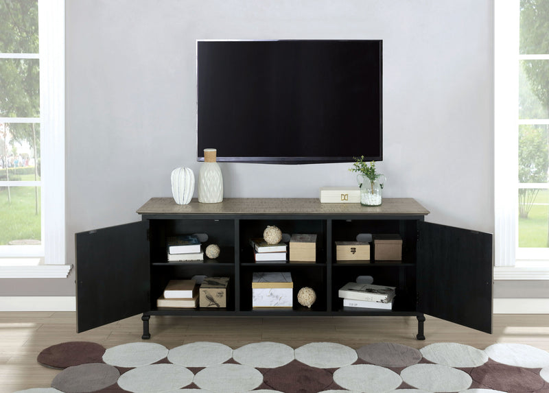 Ronda 8-Shelf 72-inch TV Stand in Gray
