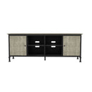 Ronda 8-Shelf 72-inch TV Stand in Gray