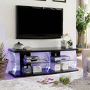 Bornair Contemporary 72-Inch TV Stand with LED