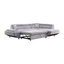 Ashely Contemporary L-Shape Sectional in Gray