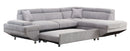 Ashely Contemporary L-Shape Sectional in Gray
