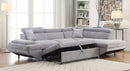 Ashely Contemporary L-Shape Sectional in Gray