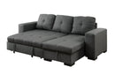 Dento Transitional Sleeper Storage Sectional in Gray