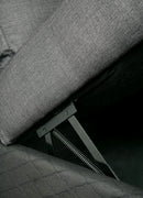 Dento Transitional Sleeper Storage Sectional in Gray