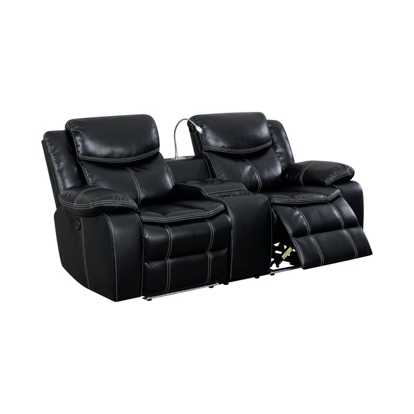 Casey Contemporary Loveseat with LED