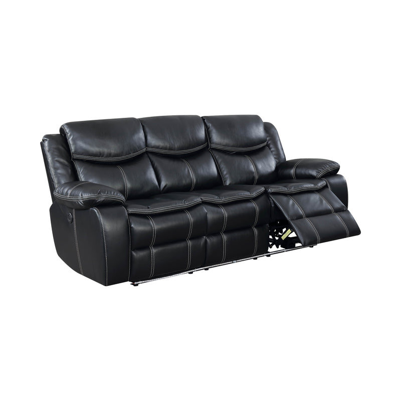 Casey Contemporary Reclining Sofa with LED Lights