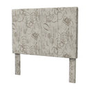 Ameena Contemporary Full/Queen Upholstered Headboard in Beige