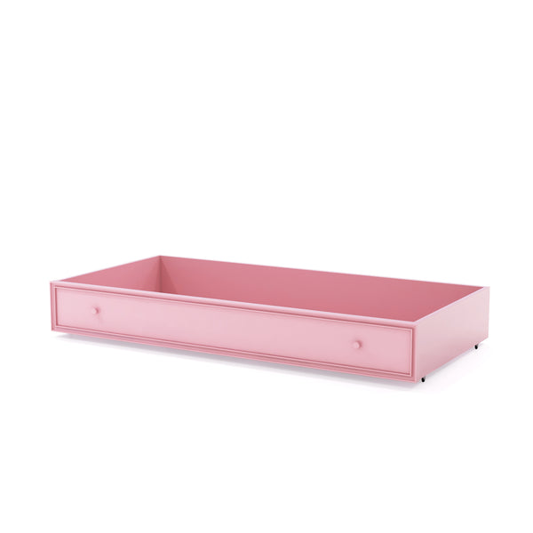 Tori Contemporary Solid Wood Trundle in Pink