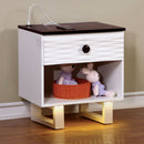 Dan Transitional Open Storage Nightstand