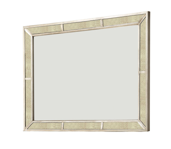 Stolte Glam Wood Framed Mirror