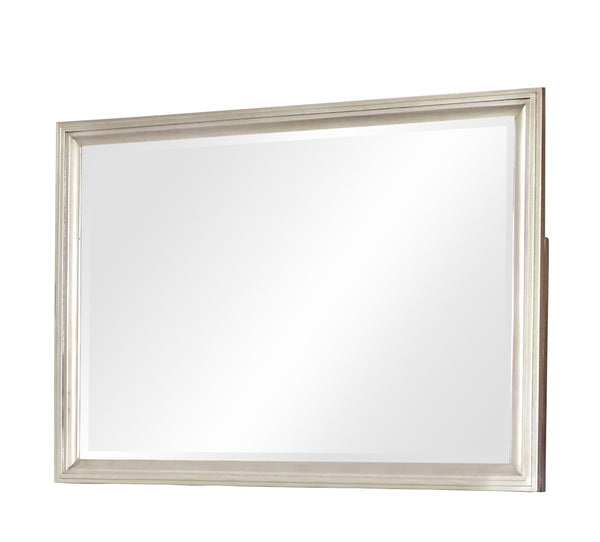 Chelise Contemporary Wood Framed Mirror