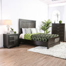 Palita Transitional Solid Wood Platform Bed in Queen
