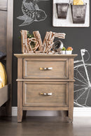 Perdomo Transitional 2-Drawer Nightstand
