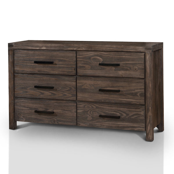 Emma Rustic 6-Drawer Dresser