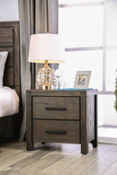 Emma Rustic 2-Drawer Nightstand