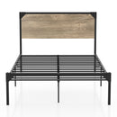 Budenholz Platform Full Bed in Light Gray