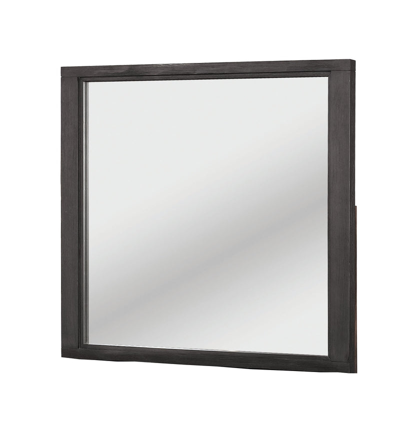 Stacey Contemporary Wood Framed Mirror