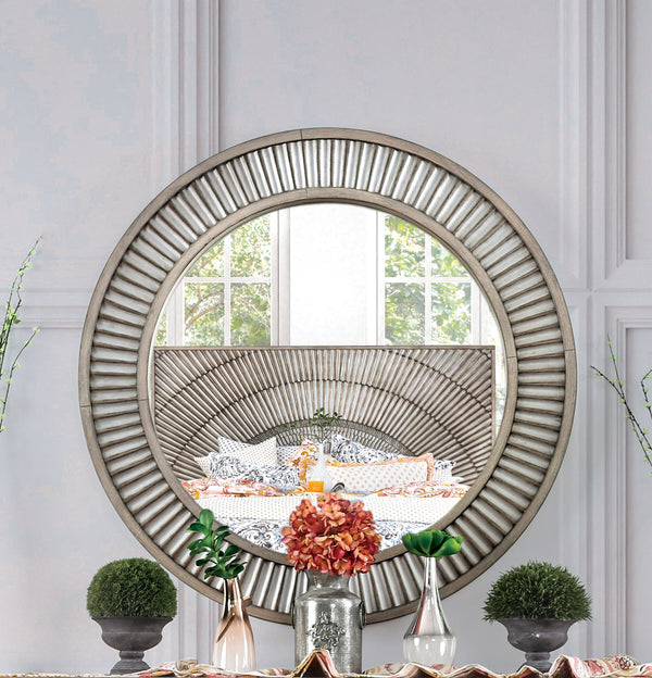 Kiann Transitional Round Wall Mirror