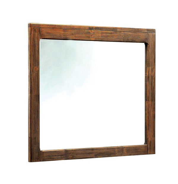 Morris Rustic Wood Framed Mirror