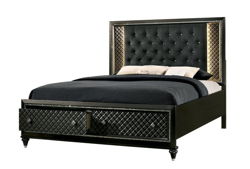 Margrite Contemporary Solid Wood Platform Bed in Queen